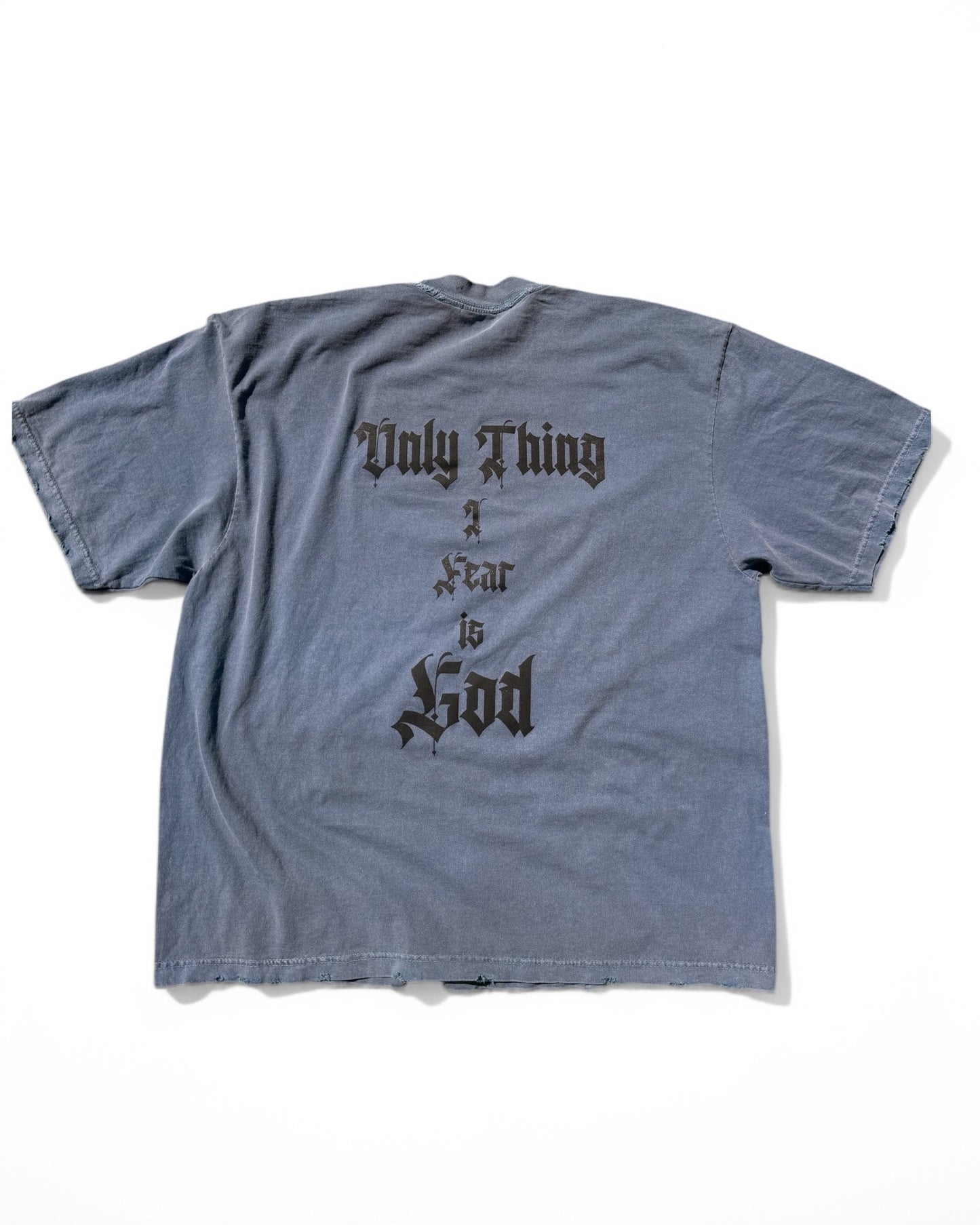 OCEAN BLUE FEAR GOD TEE