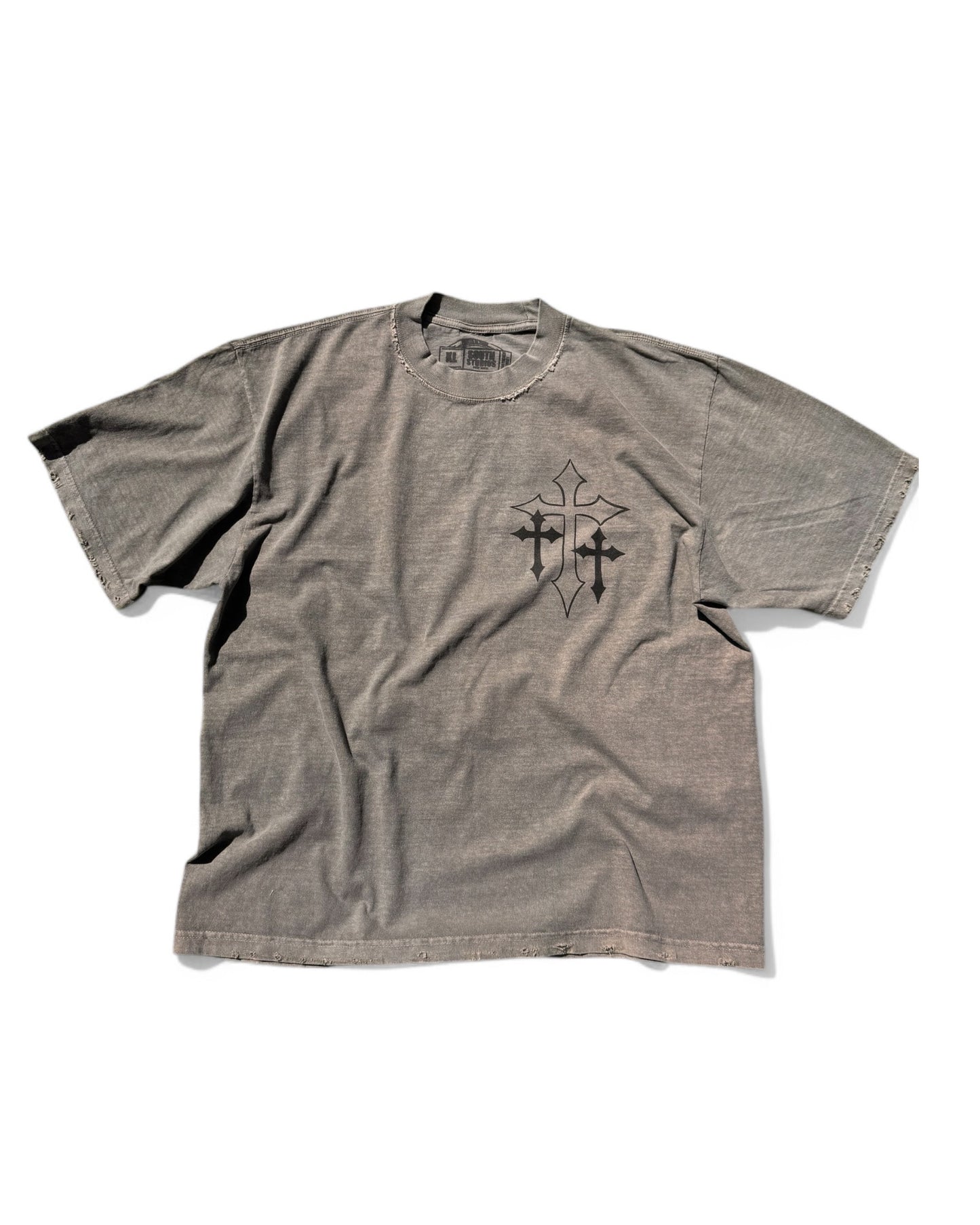 GRAY FEAR GOD TEE